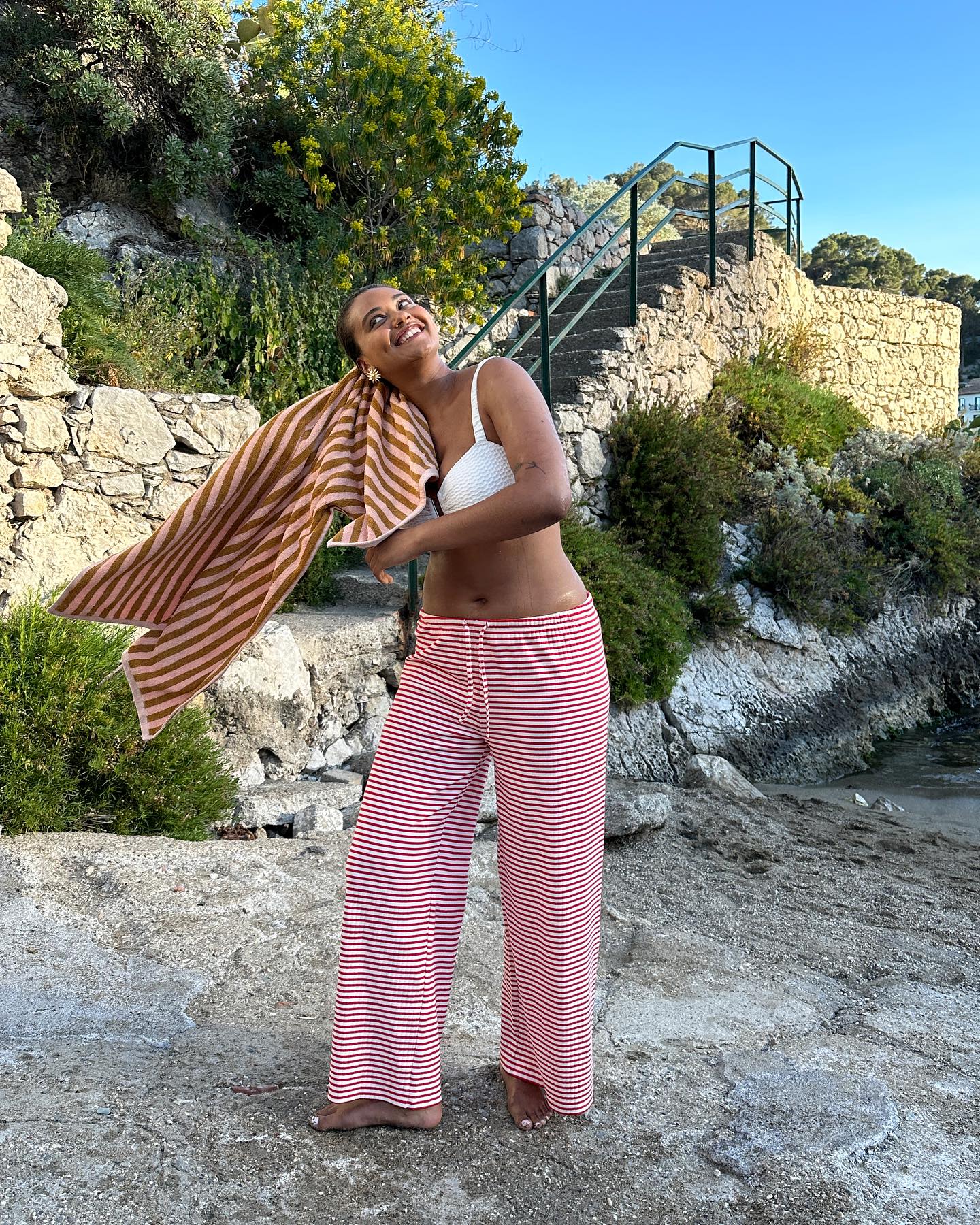 ARIA | Pantalon rayé