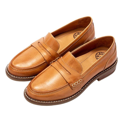 Orthopedic Leather Loafers Supportive Penny Style – Bellamy