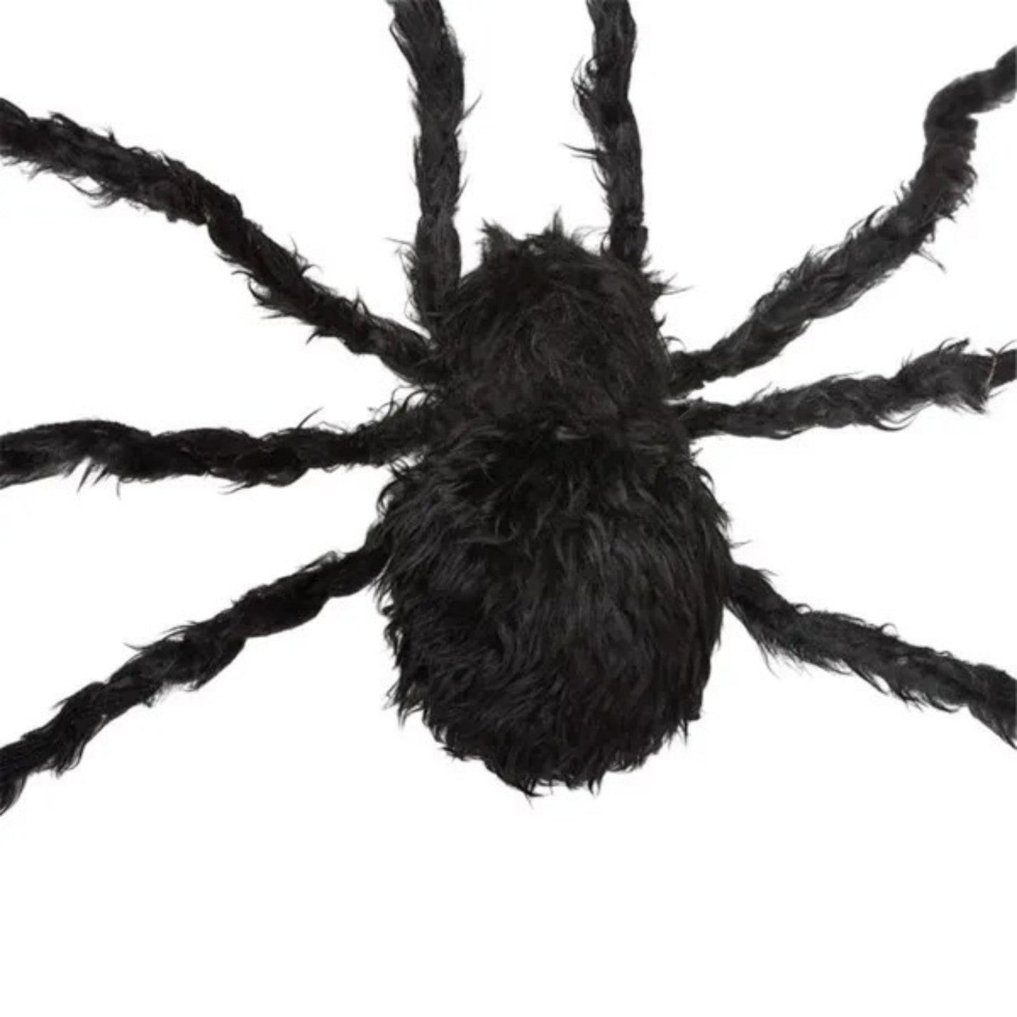 Giant Illuminated Halloween Spider Yard Decoration with Bendable Legs for Spooky Outdoor Displays