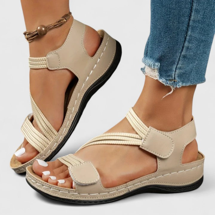 Arch-Support Strappy Sandals for Women – Orthopedic Comfort