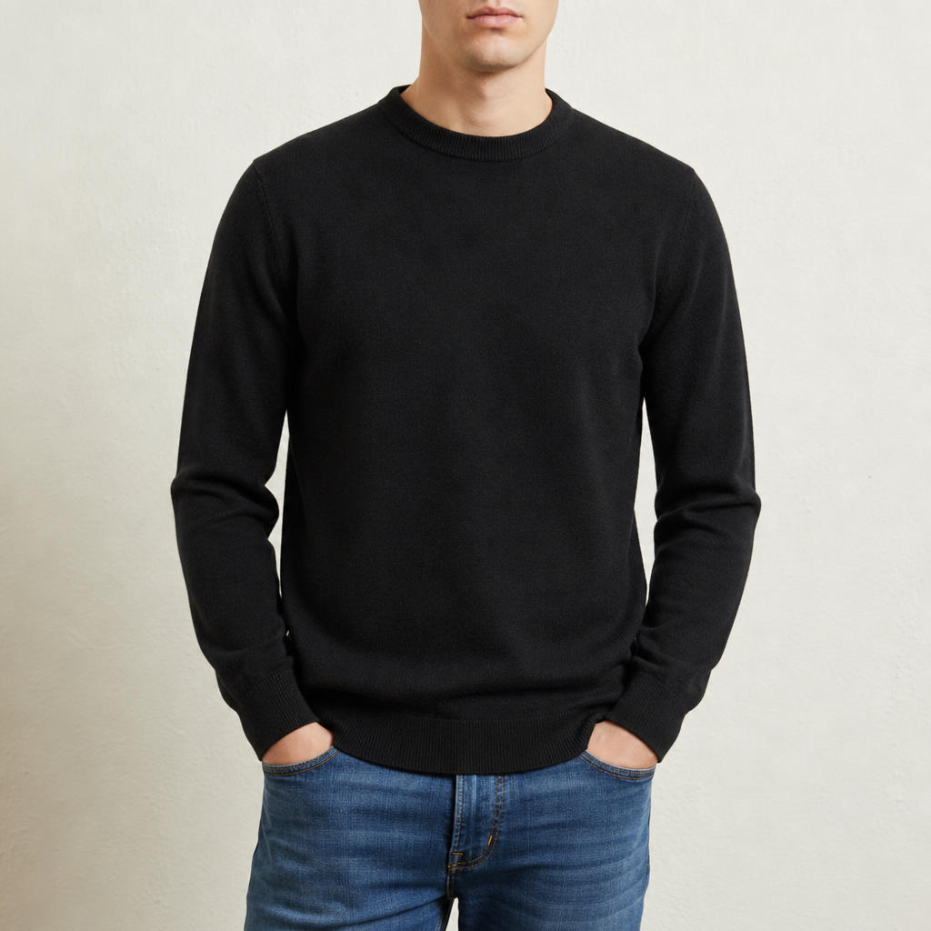 Cashmere Blend Mock Neck Sweater Regular Fit – Arden