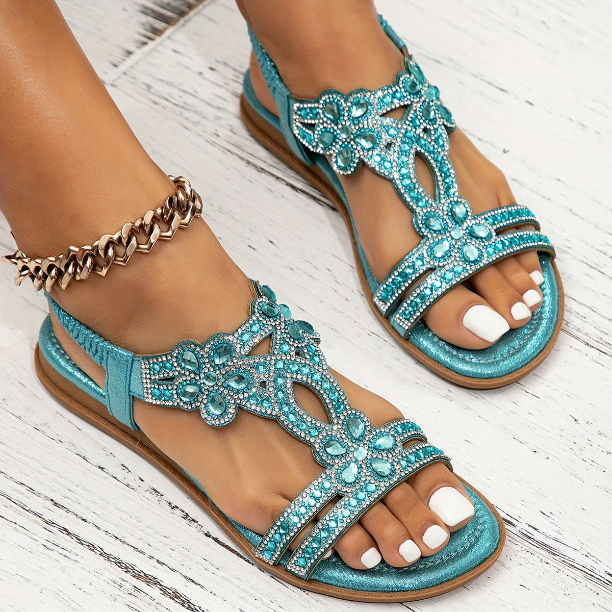 Women's Orthopedic Boho Sandals Adjustable Cushioned Sole – Elara