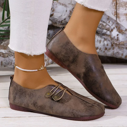 Noira Comfortable Stylish Flat Shoes with Elegant Slip-On Design
