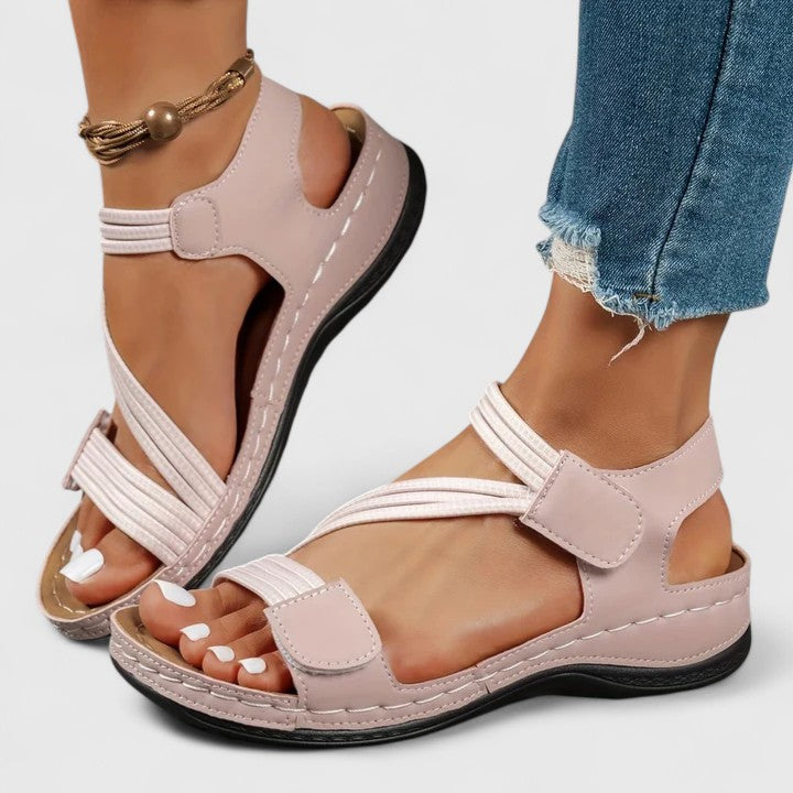 Arch-Support Strappy Sandals for Women – Orthopedic Comfort