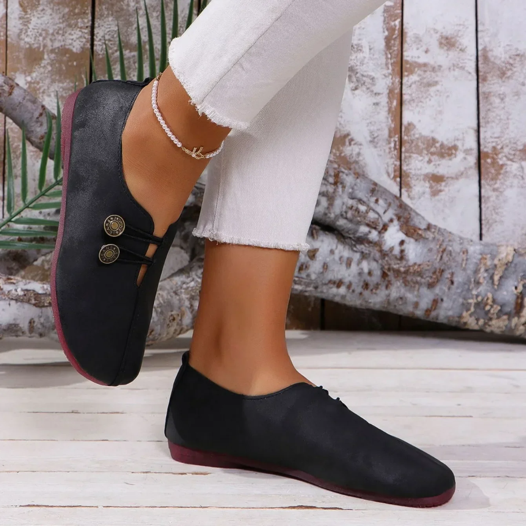 Noira Comfortable Stylish Flat Shoes with Elegant Slip-On Design