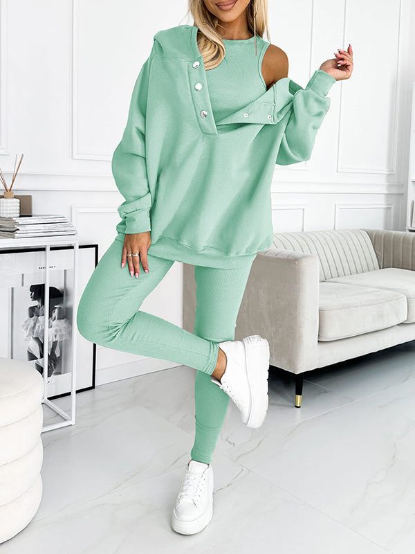 Elodie Sæt med Bukser og Hættetrøje – Komfortabel og Stilfuld Casual Wear