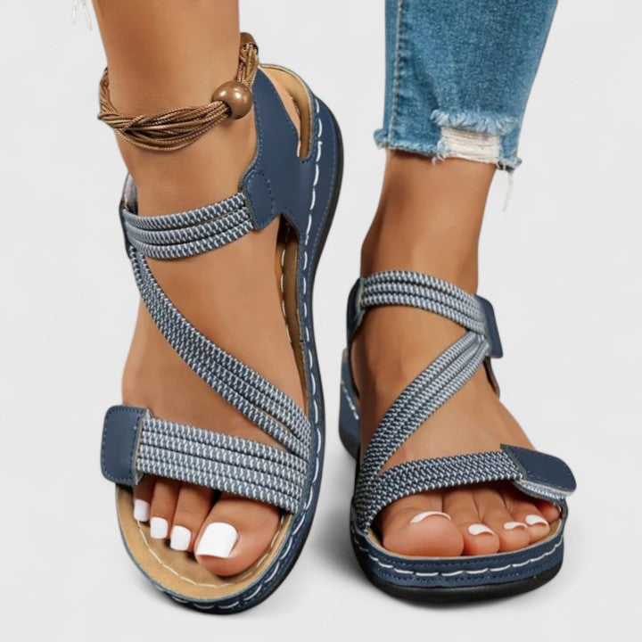 Arch-Support Strappy Sandals for Women – Orthopedic Comfort