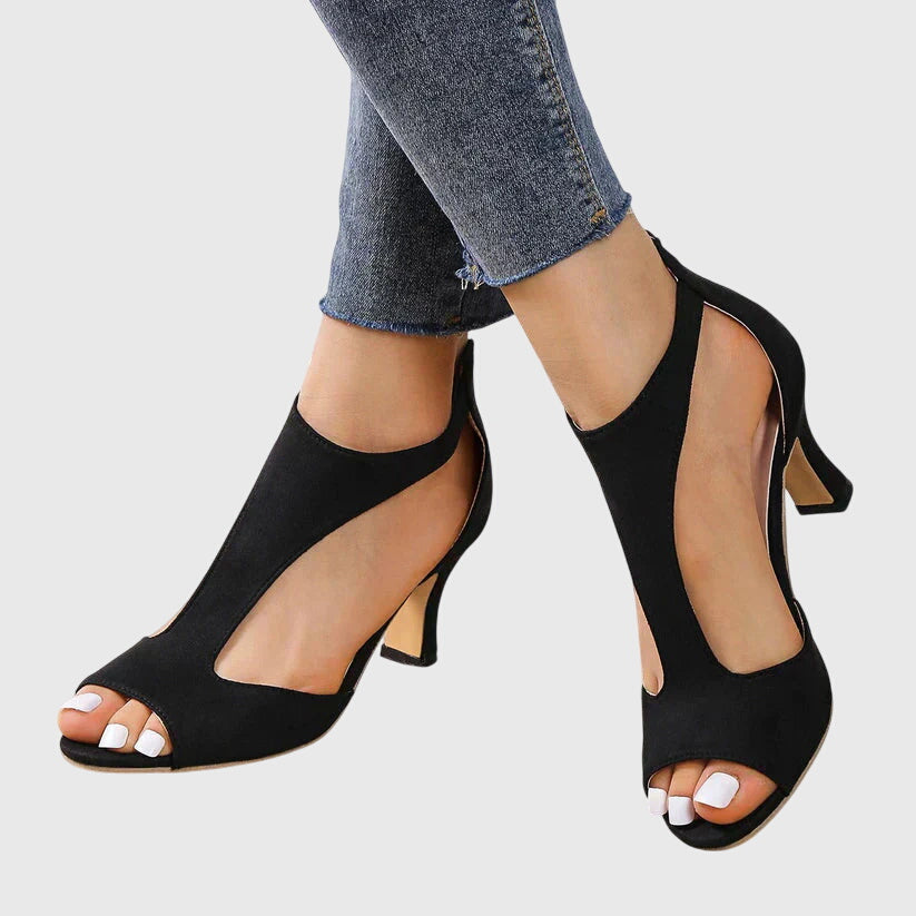Delfina | Women's Orthopedic Heels Comfortable Supportive Footwear - Elegant Everyday