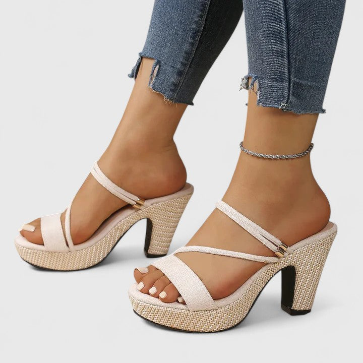 Lorienna | Women's Heels Comfortable Cushioned Insole - Elegant Sophisticated Stylish Wear