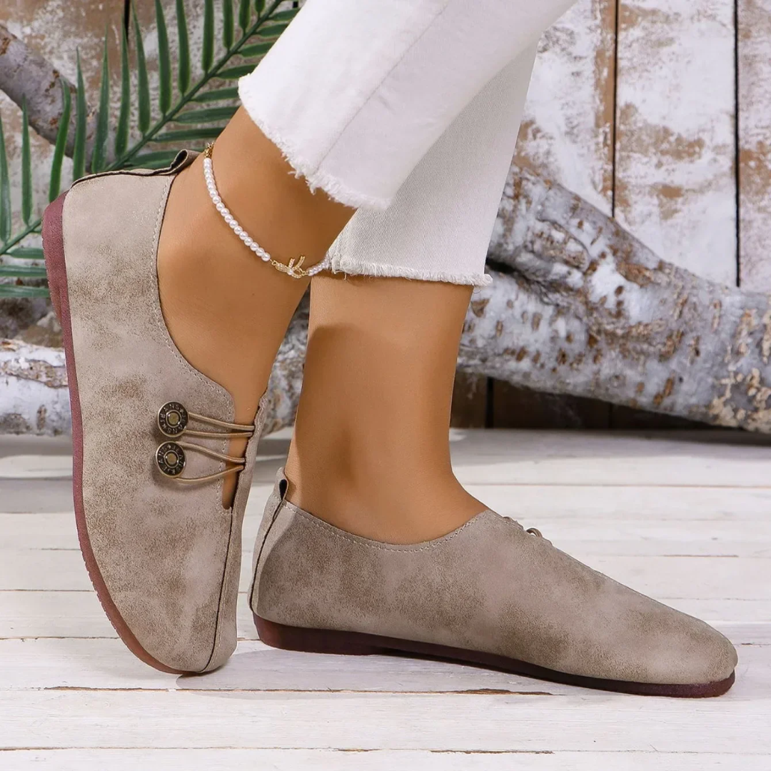 Noira Comfortable Stylish Flat Shoes with Elegant Slip-On Design