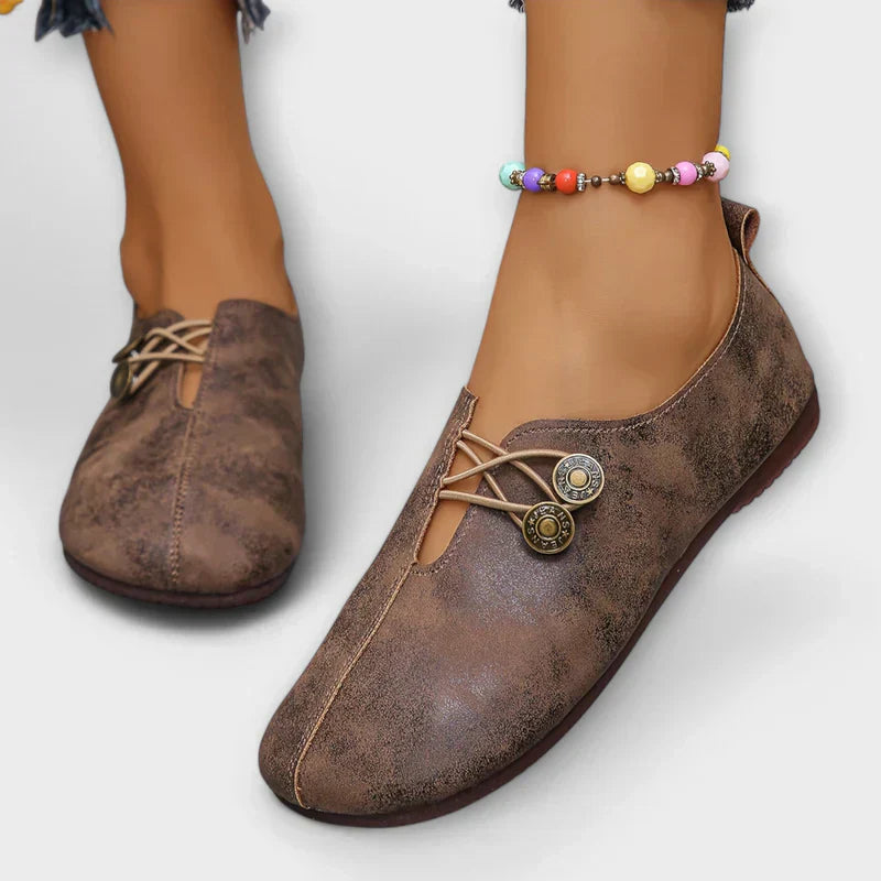 Noira Comfortable Stylish Flat Shoes with Elegant Slip-On Design
