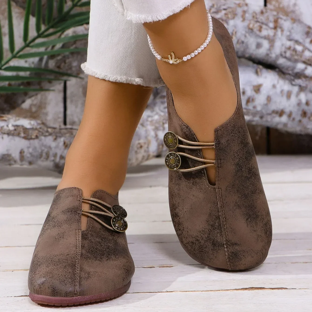Noira Comfortable Stylish Flat Shoes with Elegant Slip-On Design