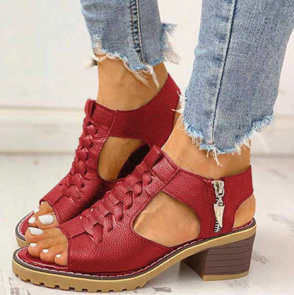 Natalie Chunky Heel Sandals with Stylish Design and Comfortable Support