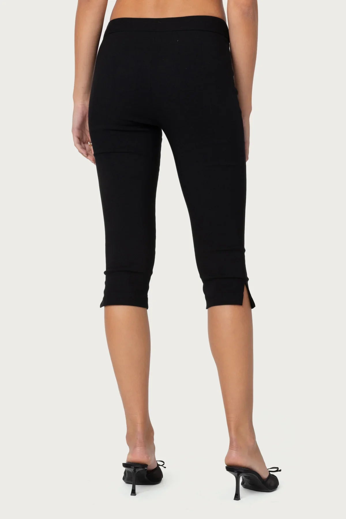 Pantalon capri décontracté