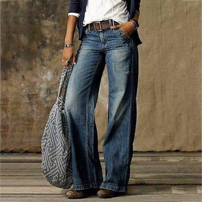 Pantalon large ajusté pour femmes – Tissu doux et respirant pour le bureau et un style décontracté