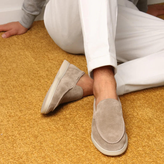 Suede Loafers Slip-On Faux Suede Cushioned Comfort – Bellamy