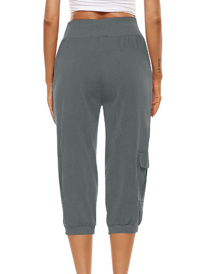 Pantalon décontracté respirant pour femmes – 100 % coton avec taille élastique pour usage quotidien et sport