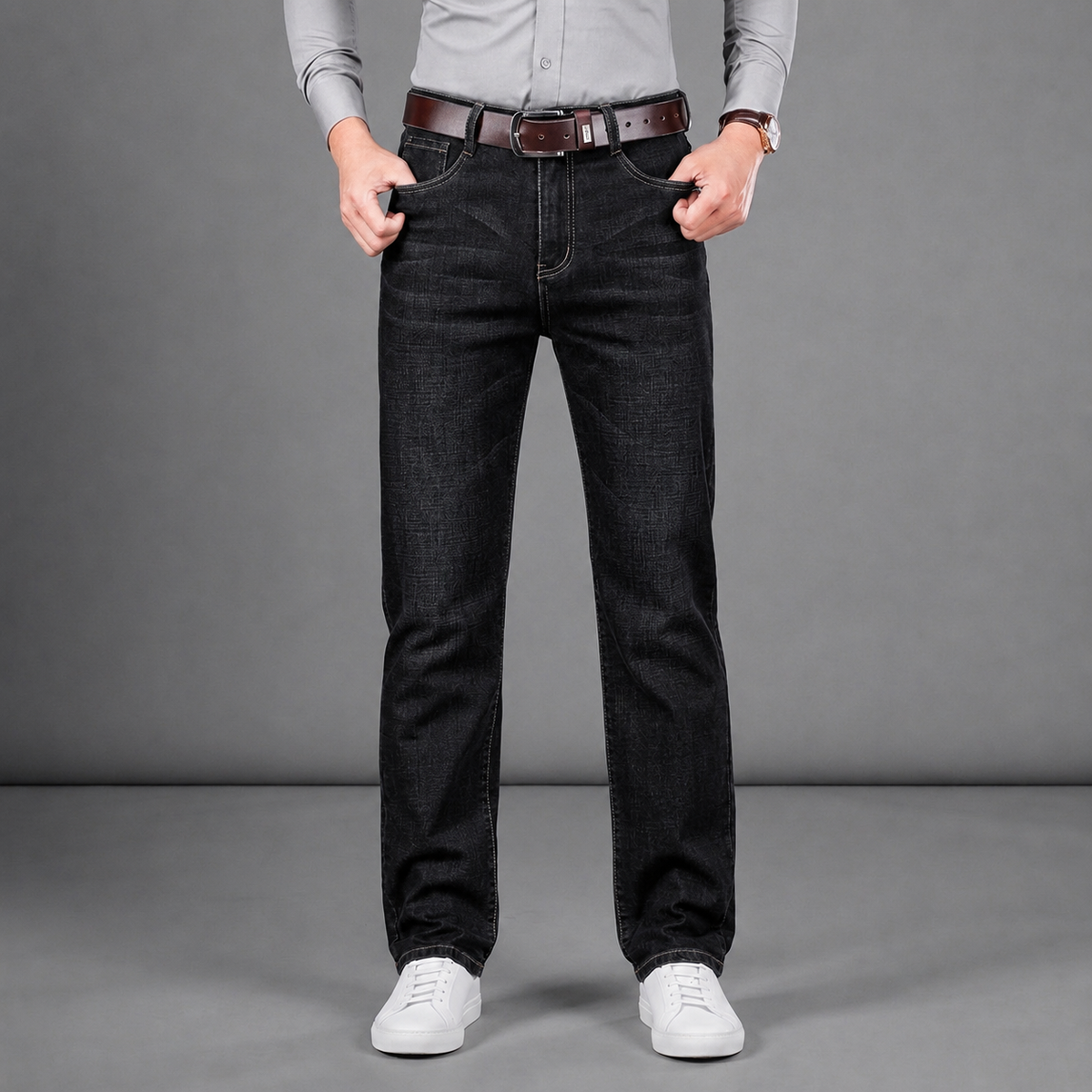 Straight-Leg Denim Jeans for Women Cotton Blend Classic Fit – Marlowe