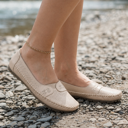 Women's Orthopedic Loafers Faux Leather Slip-On – Marlowe