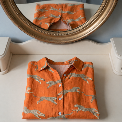 Relaxed Fit Patterned Shirt for Women – Marlowe