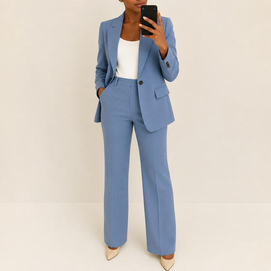 Women's Two-Piece Suit Tailored Fit Classic Style – Alessia