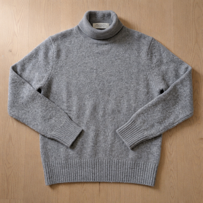 Women's Cashmere Blend Turtleneck Sweater Classic Fit – Celeste