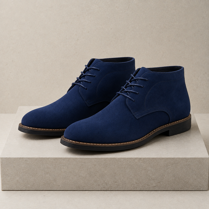 Women's Faux Suede Cushioned Boots Refined Style – Aurelia