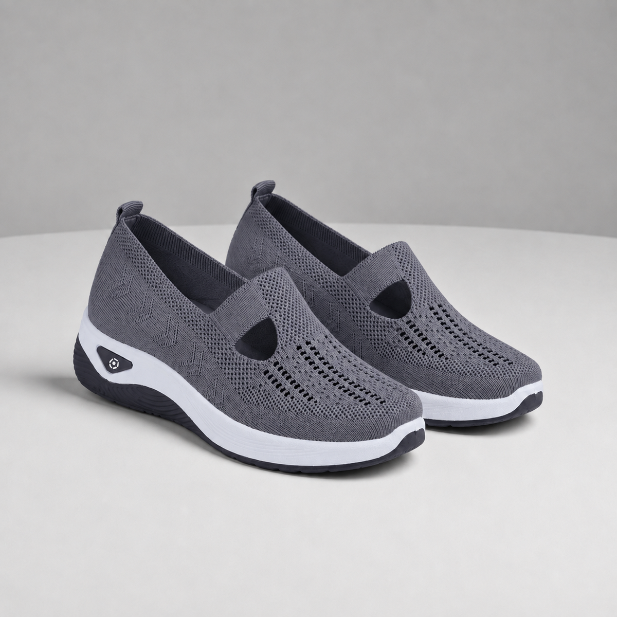 Orthopedic Knit Slip-On Shoes Breathable Stretch Knit Arch Support – Maren