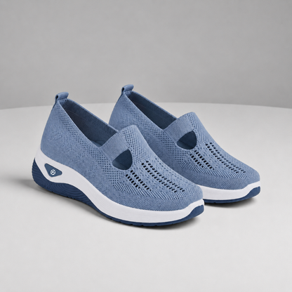 Orthopedic Knit Slip-On Shoes Breathable Stretch Knit Arch Support – Maren