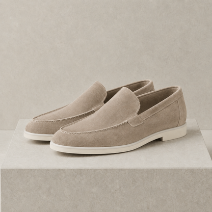 Slip-On Loafers for Women Faux Suede Hand-Stitched – Elara