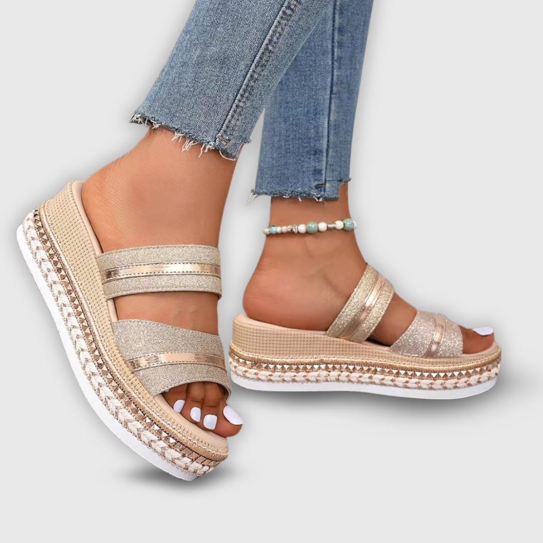 Daphne Platform Sandals with Comfortable Fit and Versatile Stylish Design