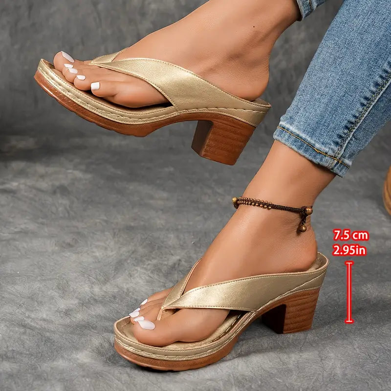 Ascend Elegant Heeled Sandals with Comfortable Stylish Design