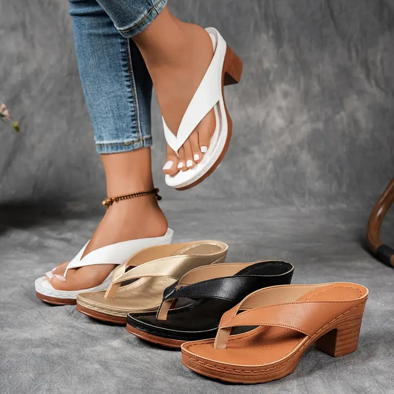Ascend Elegant Heeled Sandals with Comfortable Stylish Design