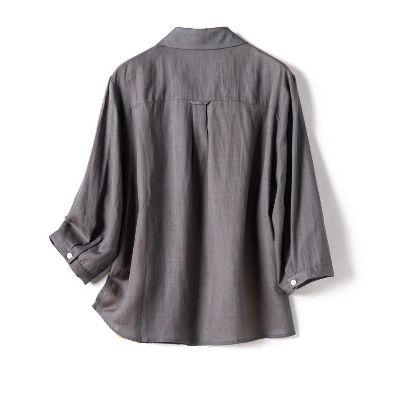 Helen Relaxed Fit Breathable Textured Blouse