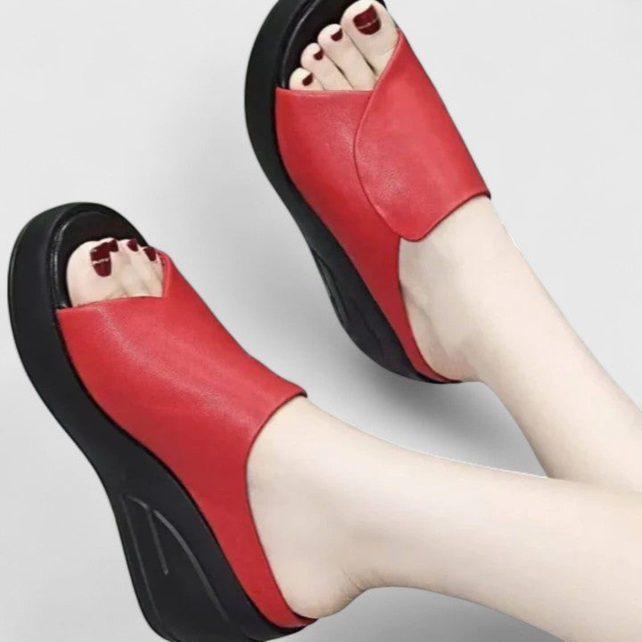 Women's Orthopedic Platform Slide Sandals for Comfort
