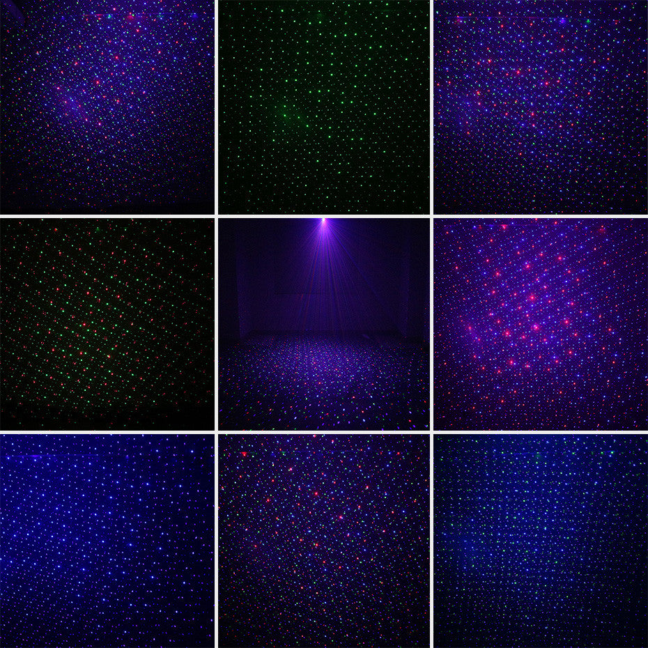 Halloween Outdoor Moving Laser Light Projector Waterproof Garden Decoration with Red, Green, and Blue Dots for Spooky Displays