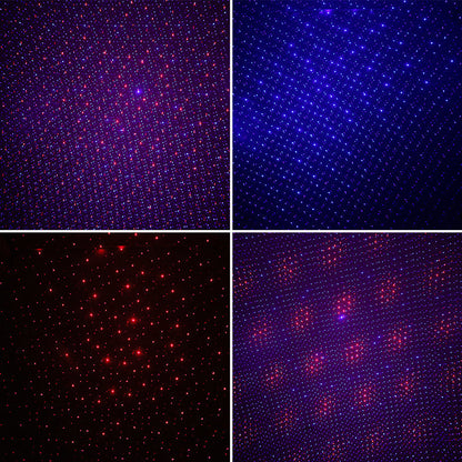 Halloween Outdoor Moving Laser Light Projector Waterproof Garden Decoration with Red, Green, and Blue Dots for Spooky Displays