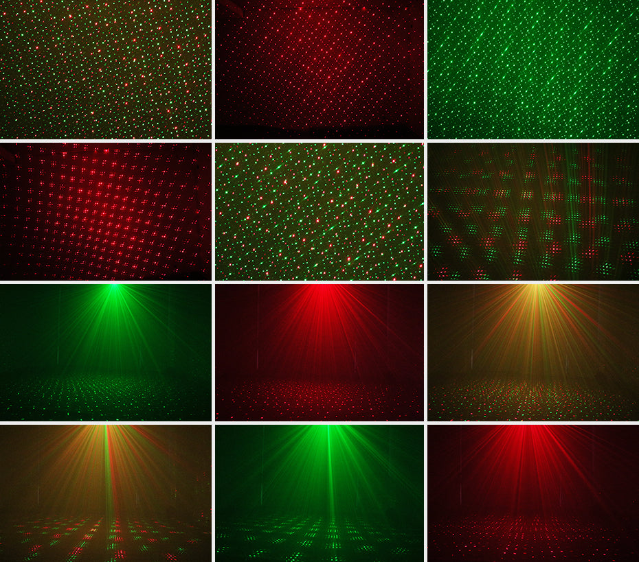 Halloween Outdoor Moving Laser Light Projector Waterproof Garden Decoration with Red, Green, and Blue Dots for Spooky Displays