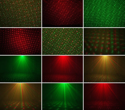 Halloween Outdoor Moving Laser Light Projector Waterproof Garden Decoration with Red, Green, and Blue Dots for Spooky Displays