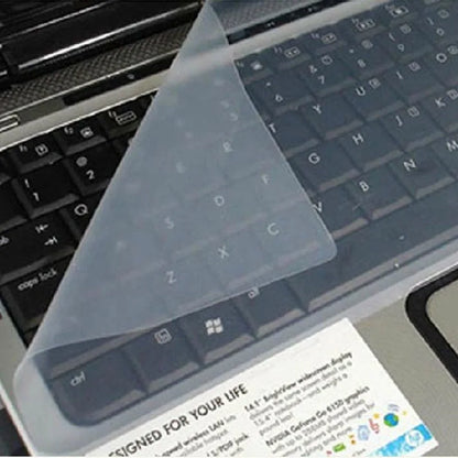 Silicone Waterproof Keyboard Cover - Dustproof Protective Film for Laptops & Accessories