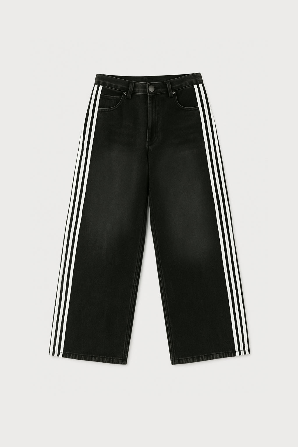 Jean large unisexe Y2K avec broderie croix - Coupe ample confortable, disponible en tailles S à 3XL