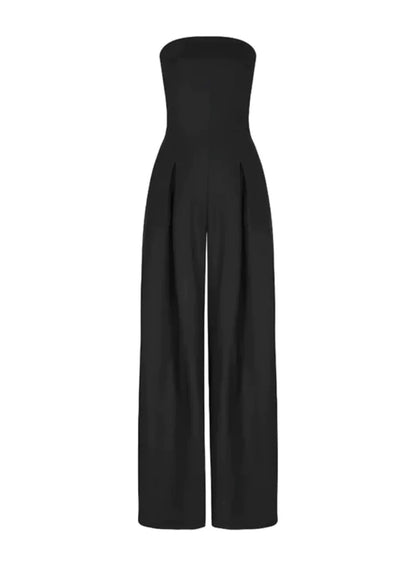 Combinaison chic bustier à jambes larges