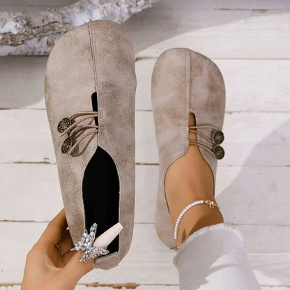 Orthopedic Loafers for Women Genuine Leather Cushioned Support – Elara