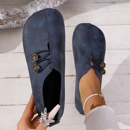 Orthopedic Loafers for Women Genuine Leather Cushioned Support – Elara