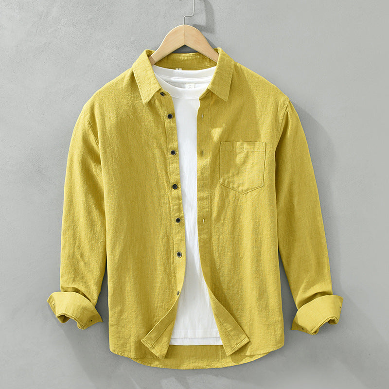 LOLO Lightweight Breathable Linen Shirt with Gossamer Fabric