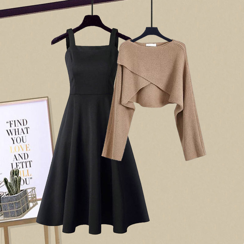 Elle Timeless Two-Piece Knitted Set with Elegant Details