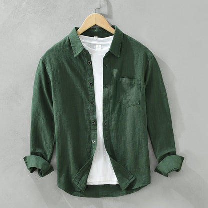 LOLO Lightweight Breathable Linen Shirt with Gossamer Fabric