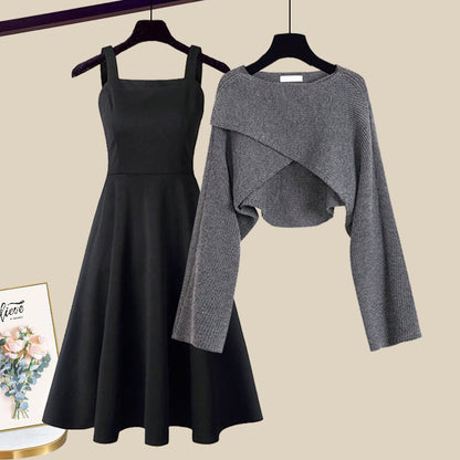 Elle Timeless Two-Piece Knitted Set with Elegant Details