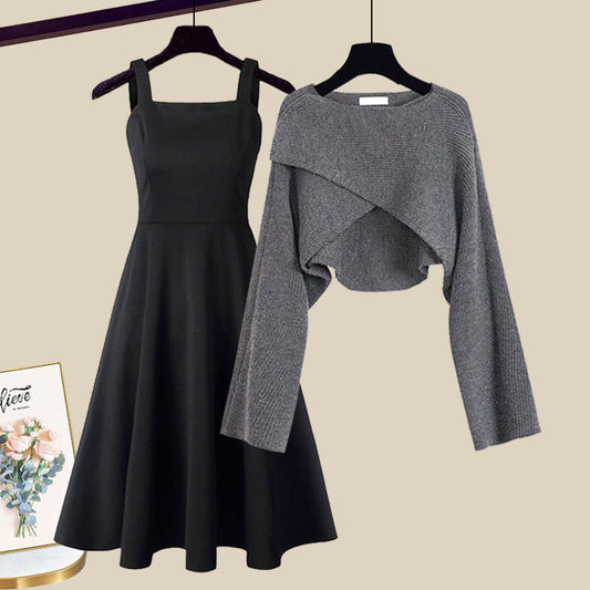 Elle Timeless Two-Piece Knitted Set with Elegant Details