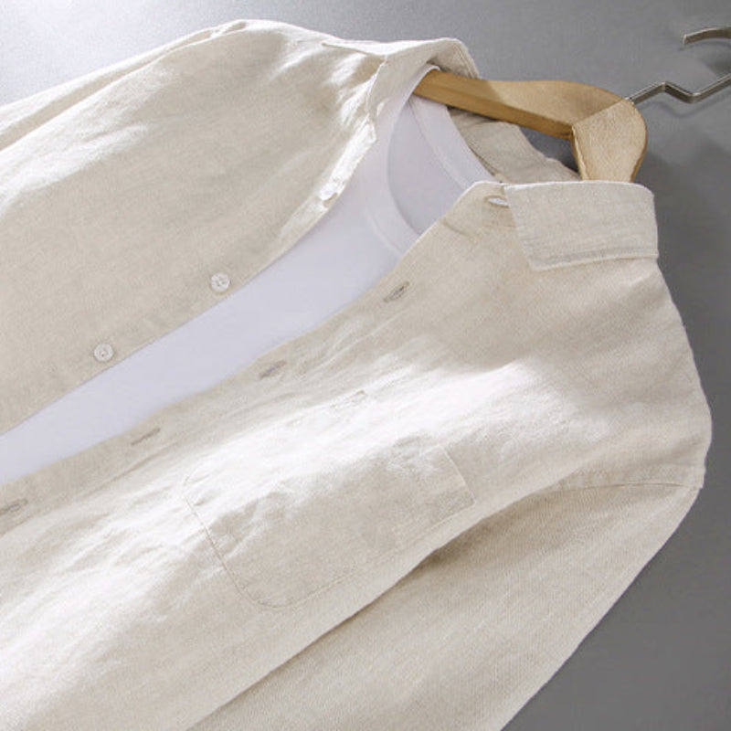 Liam Linen Shirt – Minimalist and Comfortable for Everyday Wear
